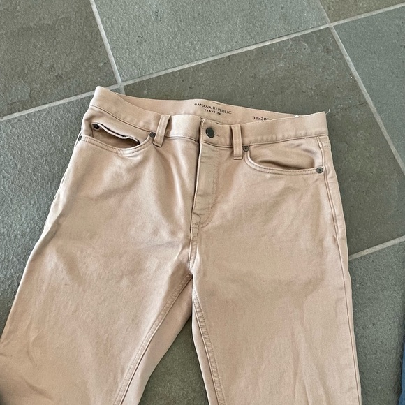 Banana Republic Men’s Traveler Pants 3 pairs - Picture 2 of 6